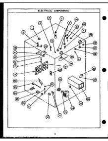02 - Electrical Components parts for Amana Oven DHU709 from AppliancePartsPros.com