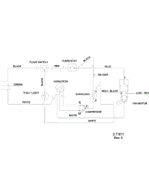 03 - Wiring Information parts for Amana Dehumidifier DK50 / P1307703R from AppliancePartsPros.com