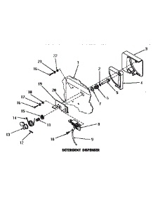04 - Detergent Dispenser parts for Amana Dishwasher DL5700 from AppliancePartsPros.com