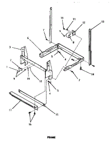 05 - Frame parts for Amana Dishwasher DL5700 from AppliancePartsPros.com