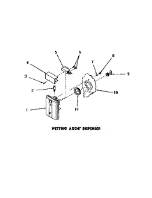 16 - Wetting Agent Dispenser parts for Amana Dishwasher DL5700 from AppliancePartsPros.com