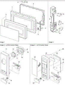02 - Door, Interlock & Control Panel Parts parts for Amana Microwave DLD10M / P1323506M from AppliancePartsPros.com