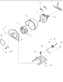 07 - Motor And Fan Assemblies parts for Amana Dryer DLG330RAW / PDLG330RAW1 from AppliancePartsPros.com