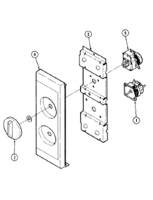 02 - Control Panel parts for Maytag Microwave DM15H-3B from AppliancePartsPros.com