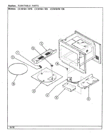 04 - Turntable parts for Maytag Microwave DM16H-10PB from AppliancePartsPros.com