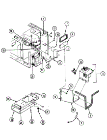 05 - Internal Controls parts for Maytag Microwave DM46H-14B-R from AppliancePartsPros.com