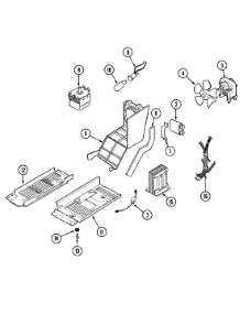04 - Internal Controls parts for Maytag Microwave DM46K-15T from AppliancePartsPros.com