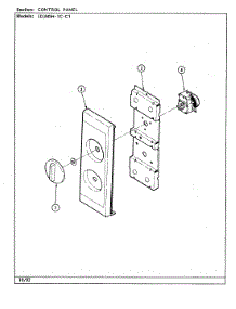 02 - Control Panel parts for Maytag Microwave DM5H-1C-C1 from AppliancePartsPros.com