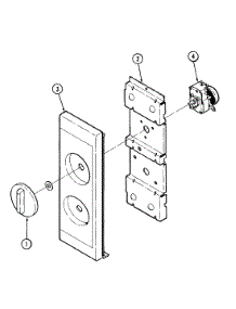 02 - Control parts for Magic Chef Microwave DM60B from AppliancePartsPros.com