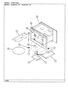 04 - Turntable parts for Norge Microwave DMN15H-14T from AppliancePartsPros.com