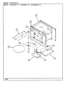 05 - Turntable parts for Norge Microwave DMN46HW-14T from AppliancePartsPros.com