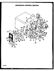 04 - Microwave Control Section parts for Amana Microwave DMO-560 from AppliancePartsPros.com