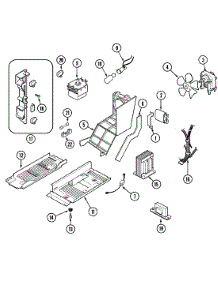 04 - Internal Controls parts for Maytag Microwave DMS46KG-10T from AppliancePartsPros.com