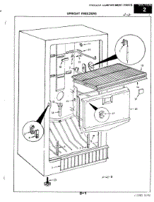 02 - Freezer Compartment parts for Maytag Freezer DNF17AALWH from AppliancePartsPros.com