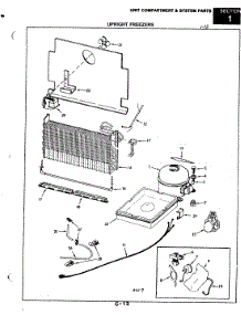 03 - Unit Compartment & System parts for Maytag Freezer DNF17AALWH from AppliancePartsPros.com