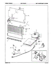 03 - Unit Compartment & System parts for Maytag Freezer DNF17BCLWHT / 8V069 from AppliancePartsPros.com