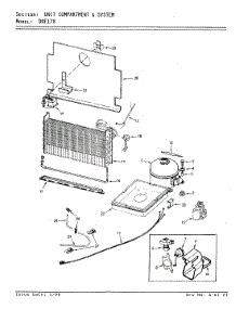 03 - Unit Compartment & System parts for Maytag Freezer DNF17H / V5ZU30 from AppliancePartsPros.com