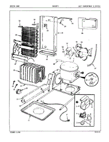 05 - Unit Compartment & System parts for Admiral Refrigerator DNS22F9A / 5L46A from AppliancePartsPros.com