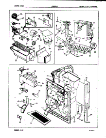 06 - Water & Ice Dispenser parts for Admiral Refrigerator DNS22H9A / 8N57A from AppliancePartsPros.com
