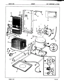 03 - Unit Compartment & System parts for Admiral Refrigerator DNS22H9H / 7L45A from AppliancePartsPros.com
