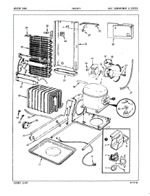 03 - Unit Compartment & System parts for Admiral Refrigerator DNS24F9 / 5L49B from AppliancePartsPros.com