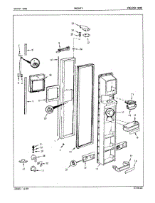 02 - Freezer Door parts for Admiral Refrigerator DNS24F9A / 5L49B from AppliancePartsPros.com
