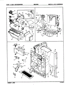 04 - Water & Ice Dispenser parts for Admiral Refrigerator DNS24H9H / 7L46A from AppliancePartsPros.com