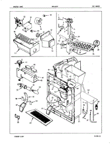 02 - Ice Maker parts for Admiral Refrigerator DNT18F9L / 5B64B from AppliancePartsPros.com