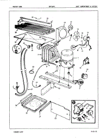 05 - Unit Compartment & System parts for Admiral Refrigerator DNT18F9LA / 7B01B from AppliancePartsPros.com