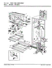 04 - Fresh Food Compartment parts for Admiral Refrigerator DNT18K9 / 9A91A from AppliancePartsPros.com