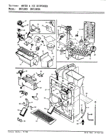 06 - Water & Ice Dispenser parts for Admiral Refrigerator DNT18K9 / 9A91A from AppliancePartsPros.com