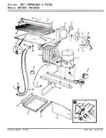 05 - Unit Compartment & System parts for Admiral Refrigerator DNT18K9A / 9A93A from AppliancePartsPros.com
