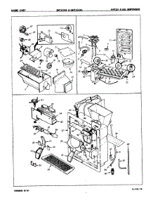 05 - Water & Ice Dispenser parts for Admiral Refrigerator DNT22H9A / 7B06A from AppliancePartsPros.com