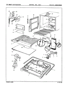 02 - Freezer Compartment parts for Admiral Refrigerator DNT22K9 / 9A65A from AppliancePartsPros.com