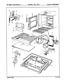 02 - Freezer Compartment parts for Admiral Refrigerator DNT22K9LA / 9A98A from AppliancePartsPros.com