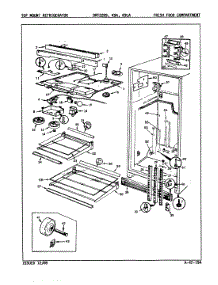 03 - Fresh Food Compartment parts for Admiral Refrigerator DNT22K9LA / 9A98A from AppliancePartsPros.com