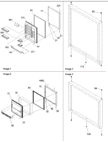 04 - Door Assemblies parts for Amana Refrigerator DRB1801AC / PDRB1801AC1 from AppliancePartsPros.com