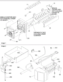 07 - Ice Maker Assy & Parts parts for Amana Refrigerator DRB1801AC / PDRB1801AC1 from AppliancePartsPros.com