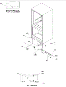 08 - Insulation & Roller Assy parts for Amana Refrigerator DRB1801AC / PDRB1801AC1 from AppliancePartsPros.com