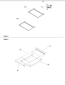 11 - Refrig. Feature, & Shelf Assy parts for Amana Refrigerator DRB1801AC / PDRB1801AC1 from AppliancePartsPros.com