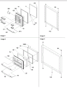 03 - Door Assy parts for Amana Refrigerator DRB2101BW / PDRB2101BW0 from AppliancePartsPros.com
