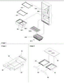 10 - Shelving Assy parts for Amana Refrigerator DRB2101BW / PDRB2101BW1 from AppliancePartsPros.com