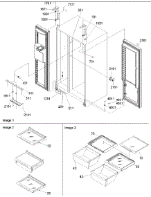 10 - Lights, Hinges & Shelving parts for Amana Refrigerator DRS2662AC / PDRS2662AC0 from AppliancePartsPros.com