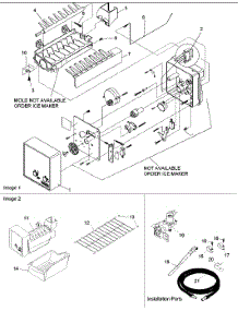04 - Ice Maker Assy & Parts parts for Amana Refrigerator DRT1702BC / PDRT1702BC0 from AppliancePartsPros.com