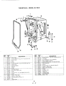 07 - Tub parts for Maytag Dishwasher DU18B5-D from AppliancePartsPros.com