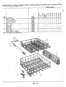 06 - Racks parts for Maytag Dishwasher DU18C from AppliancePartsPros.com