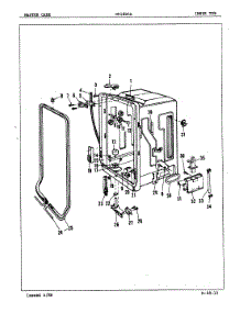 07 - Pump & Motor parts for Maytag Dishwasher DU18D4A from AppliancePartsPros.com