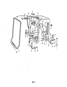 06 - Tub parts for Maytag Dishwasher DU18D4-A1 from AppliancePartsPros.com
