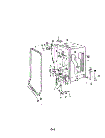 07 - Tub parts for Maytag Dishwasher DU18D4A2 from AppliancePartsPros.com