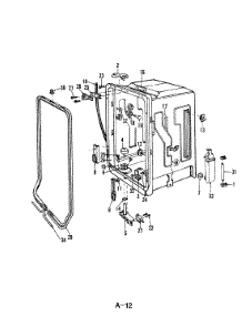 07 - Tub parts for Maytag Dishwasher DU18H4 from AppliancePartsPros.com